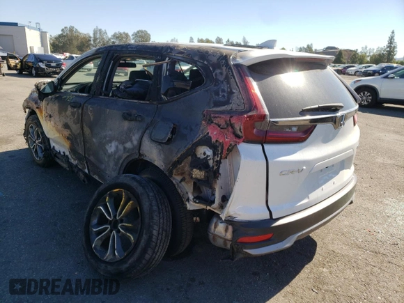 2022 Honda CR-V EX with VIN 7FARW2H57NE038680, listed as a Copart auction lot 64337872 with 498 mi miles. Bid and sale history available at carsss.com. Image 3.
