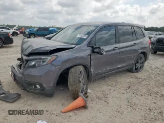 2021 Honda Passport EX-L z VIN 5FNYF7H53MB006604, wystawiony jako Copart lot #57503805 z przebiegiem 101 282 mil mil oraz Szkoda całkowita • Salvage title. Historia ofert i sprzedaży dostępna na DreamBid. Obrazek 1.