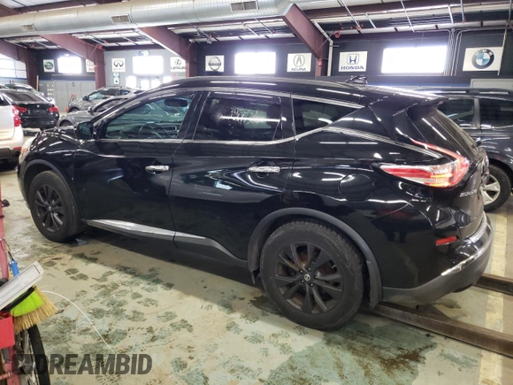 2017 Nissan Murano S with VIN 5N1AZ2MH2HN197592, listed as a Copart auction lot 44399205 with 198,964 mi miles and Clean Title. Bid and sale history available at DreamBid. Image 2.