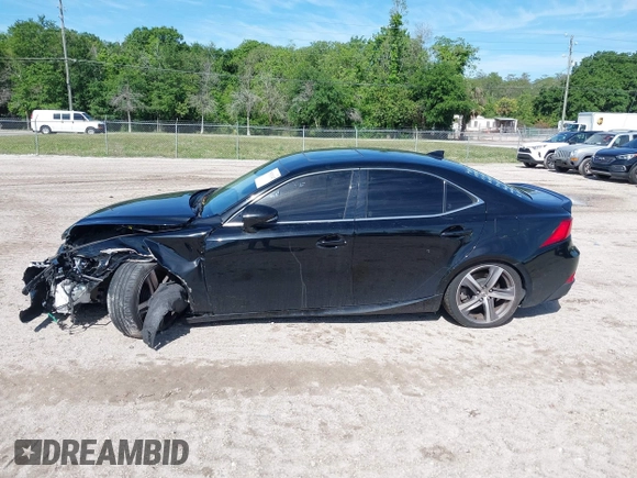 2020 Lexus IS with VIN JTHDA1D29L5107036, listed as a IAAI auction lot 39131147 with 99,738 mi miles. Bid and sale history available at carsss.com. Image 15.