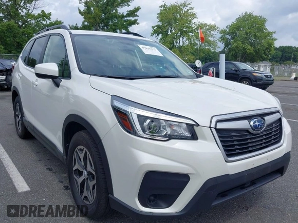 2019 Subaru Forester Premium with VIN JF2SKAEC5KH564387, listed as a IAAI auction lot 39915371 with 57,331 mi miles. Bid and sale history available at carsss.com. Image 1.