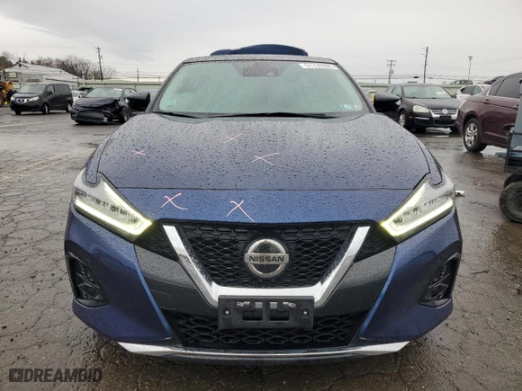 2019 Nissan Maxima SV with VIN 1N4AA6AV6KC381911, listed as a Copart auction lot 51733385 with 27,681 mi miles and Salvage Title. Bid and sale history available at carsss.com. Image 5.