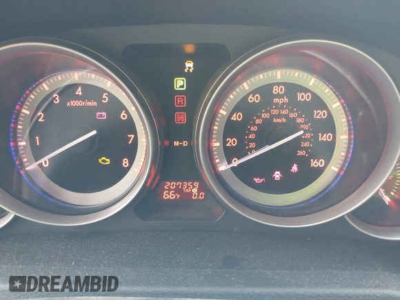 2010 Mazda 6 S Grand Touring with VIN 1YVHZ8CB5A5M11722, listed as a IAAI auction lot 42087531 with 207,359 mi miles and . Bid and sale history available at DreamBid. Image 7.