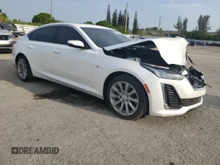 2020 Cadillac CT5 Luxury with VIN 1G6DW5RK3L0122831, listed as a Copart auction lot 55451854 with 37,074 mi miles and Salvage Title. Bid and sale history available at carsss.com. Image 4.