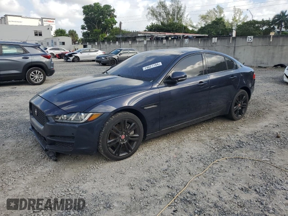 2018 Jaguar XE 25t Prestige with VIN SAJAK4FX9JCP35118, listed as a Copart auction lot 79021784 with 46,986 mi miles and Non Repairable. Bid and sale history available at carsss.com. Image 1.