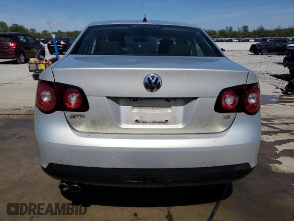 2010 Volkswagen Jetta S with VIN 3VWJX7AJ8AM078912, listed as a Copart auction lot 53741805 with Not provided miles and Salvage title. Bid and sale history available at DreamBid. Image 6.