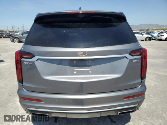 2021 Cadillac XT6 Premium Luxury with VIN 1GYKPCRS9MZ219271, listed as a Copart auction lot 51994715 with 44,616 mi miles and Salvage title. Bid and sale history available at DreamBid. Image 6.