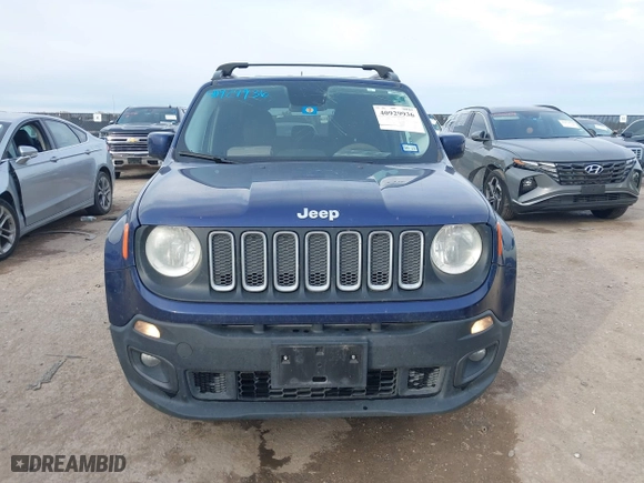 2017 Jeep Renegade Altitude with VIN ZACCJABB9HPG45573, listed as a IAAI auction lot 40929936 with 103,810 mi miles. Bid and sale history available at carsss.com. Image 12.