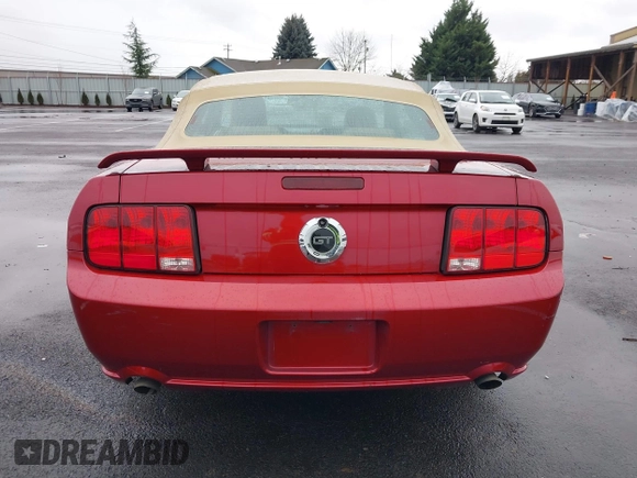2006 Ford Mustang GT Deluxe with VIN 1ZVHT85H265254423, listed as a IAAI auction lot 41482622 with 122,049 mi miles. Bid and sale history available at carsss.com. Image 16.