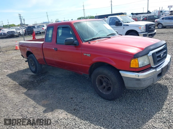 2005 Ford Ranger XL with VIN 1FTYR14U45PA15529, listed as a IAAI auction lot 42152120 with 285,159 mi miles. Bid and sale history available at carsss.com. Image 1.
