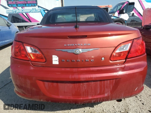 2010 Chrysler Sebring Touring with VIN 1C3BC5ED9AN148309, listed as a Copart auction lot 74634154 with 83,850 mi miles and Non Repairable. Bid and sale history available at carsss.com. Image 6.