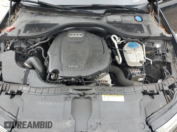 2016 Audi A6 2.0T Premium Plus with VIN WAUGFAFC7GN119131, listed as a Copart auction lot 48465895 with 95,257 mi miles and Salvage Title. Bid and sale history available at carsss.com. Image 11.