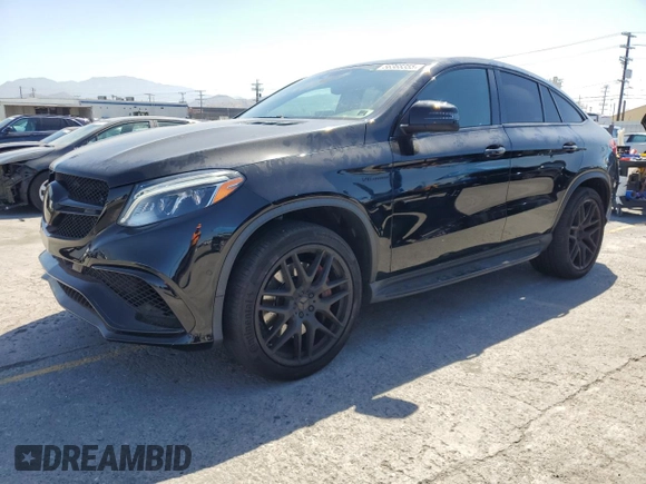 2019 Mercedes-Benz GLE 63 S AMG z VIN 4JGED7FB6KA137142, wystawiony jako Copart lot #56368355 z przebiegiem 49 817 mil mil oraz Szkoda całkowita • Salvage title. Historia ofert i sprzedaży dostępna na DreamBid. Obrazek 1.