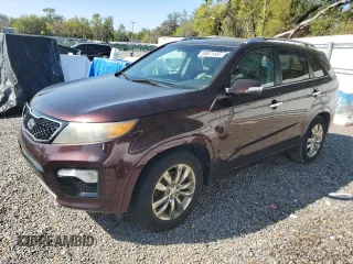 2011 Kia Sorento SX with VIN 5XYKW4A24BG131587, listed as a Copart auction lot 48871455 with 145,891 mi miles and Salvage Title. Bid and sale history available at carsss.com. Image 1.