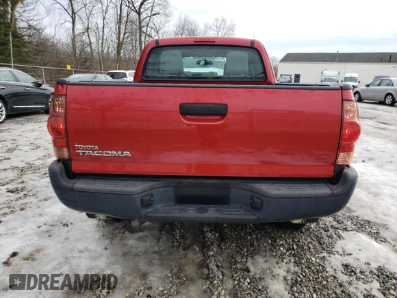2014 Toyota Tacoma with VIN 5TFUX4EN4EX028133, listed as a Copart auction lot 43787235 with 102,799 mi miles and Salvage title. Bid and sale history available at DreamBid. Image 6.
