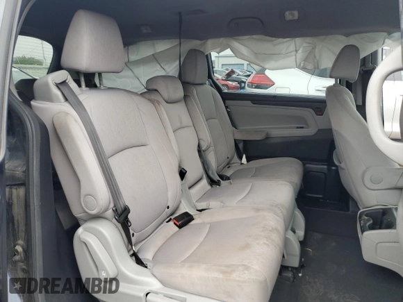 2018 Honda Odyssey EX with VIN 5FNRL6H57JB103291, listed as a Copart auction lot 58733025 with 177,279 mi miles and Salvage title. Bid and sale history available at DreamBid. Image 11.