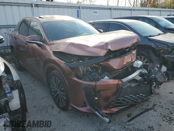 2023 Lexus RX with VIN 2T2BAMCA0PC003753, listed as a Copart auction lot 73341183 with 3,855 mi miles and Salvage Title. Bid and sale history available at carsss.com. Image 4.