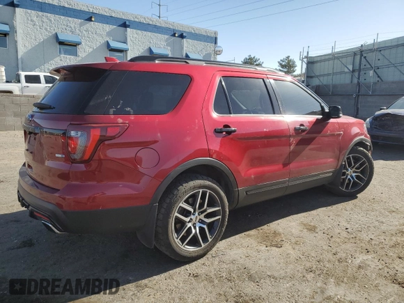 2017 Ford Explorer Sport with VIN 1FM5K8GT8HGD43510, listed as a Copart auction lot 51639995 with 751,058 mi miles and Salvage Title. Bid and sale history available at carsss.com. Image 3.