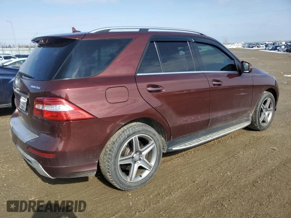 2014 Mercedes-Benz M 350 with VIN 4JGDA2EB5EA315457, listed as a Copart auction lot 51488915 with 177,858 mi miles and Clean Title. Bid and sale history available at DreamBid. Image 3.