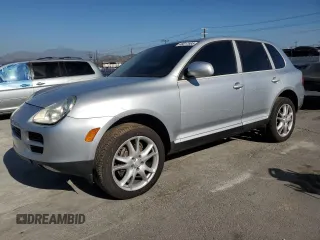 2004 Porsche Cayenne with VIN WP1AA29P44LA23409, listed as a Copart auction lot 46017985 with 82,924 mi miles and Salvage Title. Bid and sale history available at carsss.com. Image 1.