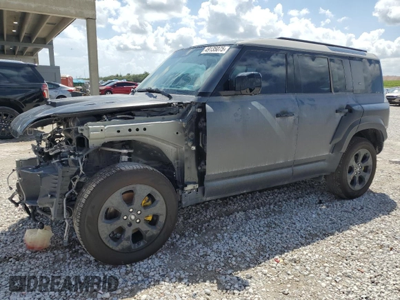 2023 Land Rover Defender S with VIN SALEJ7EX4P2241794, listed as a Copart auction lot 49135075 with 12,641 mi miles and Salvage title. Bid and sale history available at DreamBid. Image 1.
