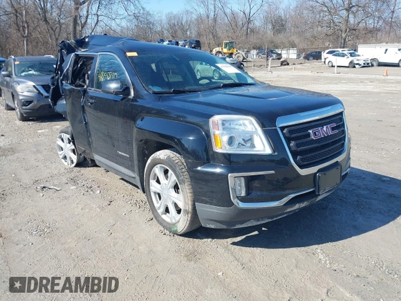 2017 GMC Terrain SLE with VIN 2GKFLTEK9H6168787, listed as a IAAI auction lot 41658890 with 89,409 mi miles. Bid and sale history available at carsss.com. Image 1.