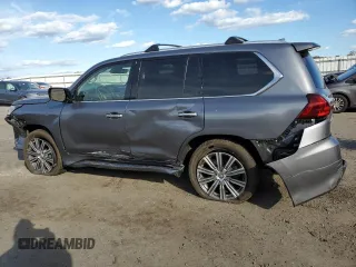 2017 Lexus LX with VIN JTJHY7AX9H4232274, listed as a Copart auction lot 75813464 with 51,256 mi miles and Salvage Title. Bid and sale history available at carsss.com. Image 2.