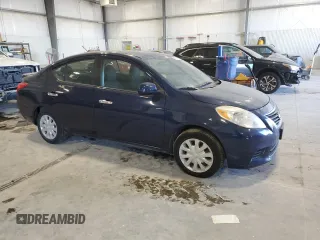 2013 Nissan Versa S with VIN 3N1CN7AP7DL881505, listed as a Copart auction lot 87924135 with 128,456 mi miles and Salvage title. Bid and sale history available at DreamBid. Image 4.