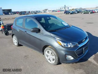 2021 Chevrolet Spark LS with VIN KL8CB6SA4MC738459, listed as a IAAI auction lot 41982156 with 44,092 mi miles. Bid and sale history available at carsss.com. Image 1.