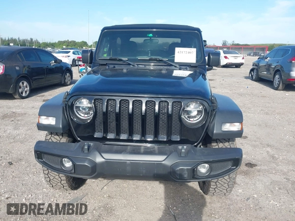 2021 Jeep Wrangler Sport z VIN 1C4GJXAN7MW796019, wystawiony jako IAAI lot #42172407 z przebiegiem 34 128 mil mil oraz . Historia ofert i sprzedaży dostępna na DreamBid. Obrazek 12.