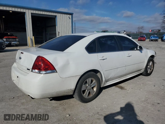 2012 Chevrolet Impala LS Fleet with VIN 2G1WF5E34C1216542, listed as a Copart auction lot 43608895 with 215,566 mi miles and Salvage Title. Bid and sale history available at DreamBid. Image 3.