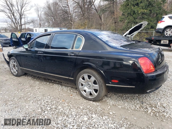 2008 Bentley Flying Spur with VIN SCBBR93W48C054384, listed as a Copart auction lot 79946844 with 43,759 mi miles and Salvage Title. Bid and sale history available at DreamBid. Image 2.
