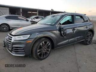 2018 Audi SQ5 Prestige with VIN WA1C4AFY9J2025127, listed as a Copart auction lot 82315573 with 44,693 mi miles and . Bid and sale history available at DreamBid. Image 1.