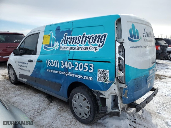 2018 Ford Transit Connect Van XLT with VIN NM0LS7F70J1372838, listed as a Copart auction lot 45725215 with 257,200 mi miles and Salvage Title. Bid and sale history available at carsss.com. Image 2.