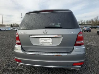 2011 Mercedes-Benz GL-Class GL 450 with VIN 4JGBF7BE8BA692431, listed as a Copart auction lot 46718945 with 114,632 mi miles and Salvage Title. Bid and sale history available at carsss.com. Image 6.