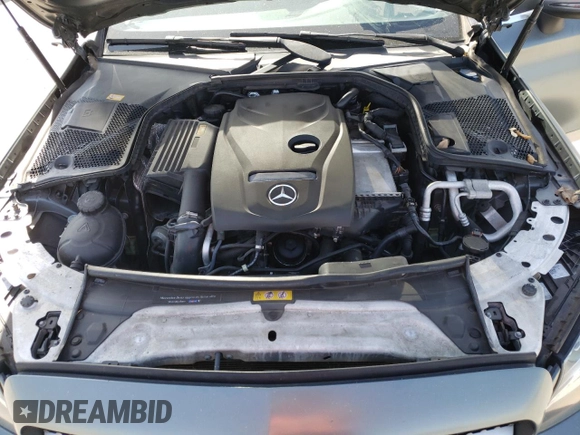 2017 Mercedes-Benz C 300 with VIN WDDWJ4KB6HF346999, listed as a Copart auction lot 50258965 with 105,242 mi miles and Salvage Title. Bid and sale history available at DreamBid. Image 11.