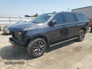 2022 Chevrolet Suburban Z71 with VIN 1GNSKDKD3NR210841, listed as a Copart auction lot 60291705 with 92,034 mi miles and Salvage title. Bid and sale history available at DreamBid. Image 1.