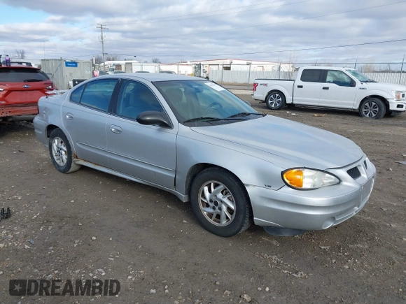 2004 Pontiac Grand Am SE1 with VIN 1G2NF52E04M666269, listed as a IAAI auction lot 41481319 with 205,287 mi miles. Bid and sale history available at carsss.com. Image 1.