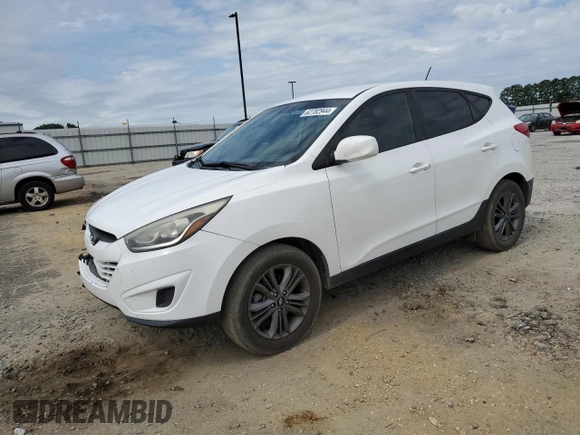 2015 Hyundai Tucson GLS with VIN KM8JT3AF4FU105959, listed as a Copart auction lot 62782944 with 156,733 mi miles and Salvage Title. Bid and sale history available at DreamBid. Image 1.