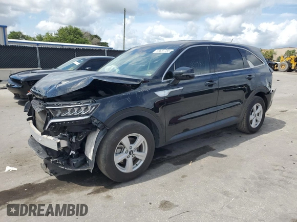 2023 Kia Sorento LX with VIN 5XYRG4LC5PG244912, listed as a Copart auction lot 56687755 with 92,777 mi miles and Clean title. Bid and sale history available at DreamBid. Image 1.