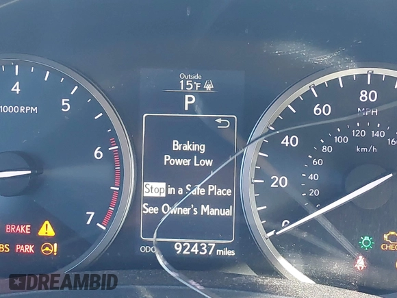 2017 Lexus NX with VIN JTJYARBZ3H2081119, listed as a IAAI auction lot 41256292 with 92,437 mi miles. Bid and sale history available at carsss.com. Image 15.