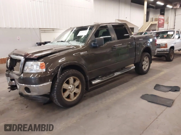 2008 Ford F-150 XLT with VIN 1FTPW14V08FB16008, listed as a IAAI auction lot 41343283 with 278,188 mi miles. Bid and sale history available at carsss.com. Image 2.