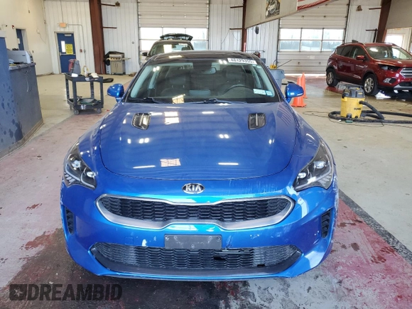 2018 Kia Stinger Premium with VIN KNAE25LA8J6021479, listed as a Copart auction lot 48129355 with 41,385 mi miles and Salvage Title. Bid and sale history available at carsss.com. Image 5.