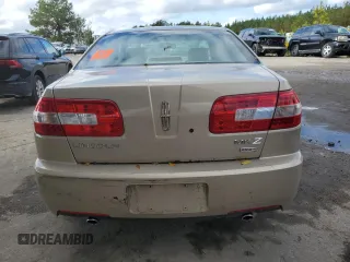 2007 Lincoln MKZ with VIN 3LNHM28T47R670786, listed as a Copart auction lot 80085894 with 130,332 mi miles and Salvage Title. Bid and sale history available at carsss.com. Image 6.