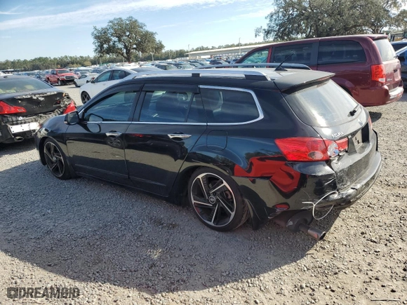 2012 Acura TSX Sport Wagon Tech Pkg with VIN JH4CW2H6XCC004221, listed as a Copart auction lot 87576035 with 123,688 mi miles and Salvage Title. Bid and sale history available at carsss.com. Image 2.