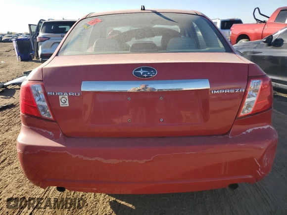 2008 Subaru Impreza Sedan (Natl) i w/Premium Pkg with VIN JF1GE61668H521684, listed as a Copart auction lot 51252005 with 186,612 mi miles and Non Repairable. Bid and sale history available at carsss.com. Image 6.