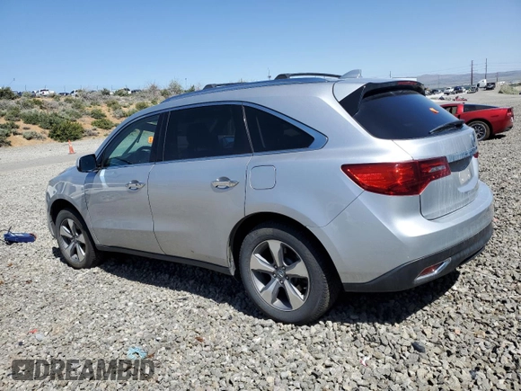 2015 Acura MDX z VIN 5FRYD4H25FB017602, wystawiony jako Copart lot #57467175 z przebiegiem Nie podano mil oraz Szkoda całkowita • Salvage title. Historia ofert i sprzedaży dostępna na DreamBid. Obrazek 2.