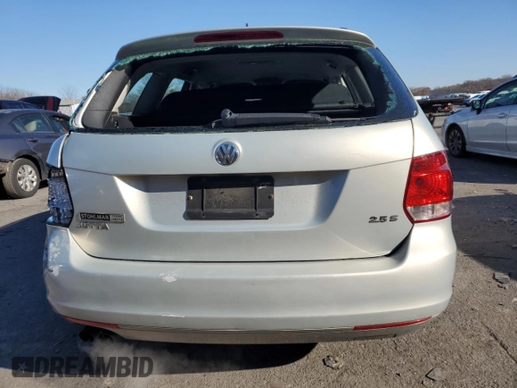 2010 Volkswagen Jetta SportWagen S with VIN 3VWKX7AJ6AM660172, listed as a Copart auction lot 82675194 with 117,984 mi miles and Salvage Title. Bid and sale history available at carsss.com. Image 6.