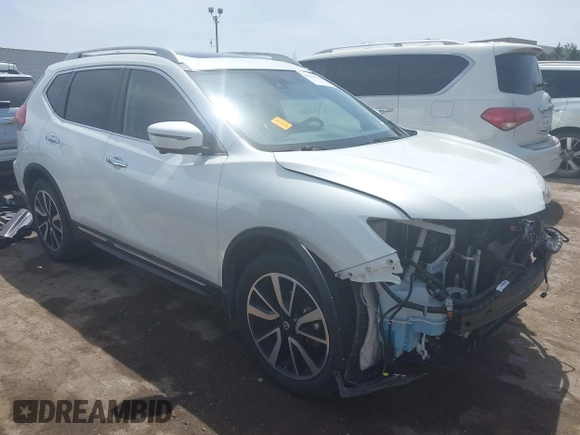 2019 Nissan Rogue SV with VIN 5N1AT2MT8KC805074, listed as a IAAI auction lot 42045982 with 16,705 mi miles and . Bid and sale history available at DreamBid. Image 1.