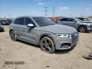 2020 Audi SQ5 Premium Plus with VIN WA1B4AFY5L2008758, listed as a Copart auction lot 51825274 with 18,360 mi miles and Salvage Title. Bid and sale history available at DreamBid. Image 4.